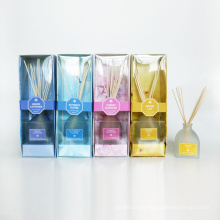 150ml scented reed diffuser in frosted glass bottle in box for home